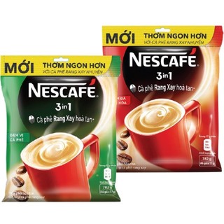 NesCafe BỊCH Xanh - Đỏ - Cà Phê Hòa Tan 3.1 ( 46 gói X 17g)