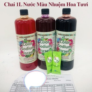 Nước Nhuộm Hoa Tươi nhập khẩu Công Nghệ Israel giúp nhuộm đổi màu hoa trên 300 cành