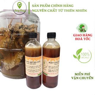 Mật Ong Rừng Già Tự Nhiên - Không Nuôi, Không Pha Tạp Chất