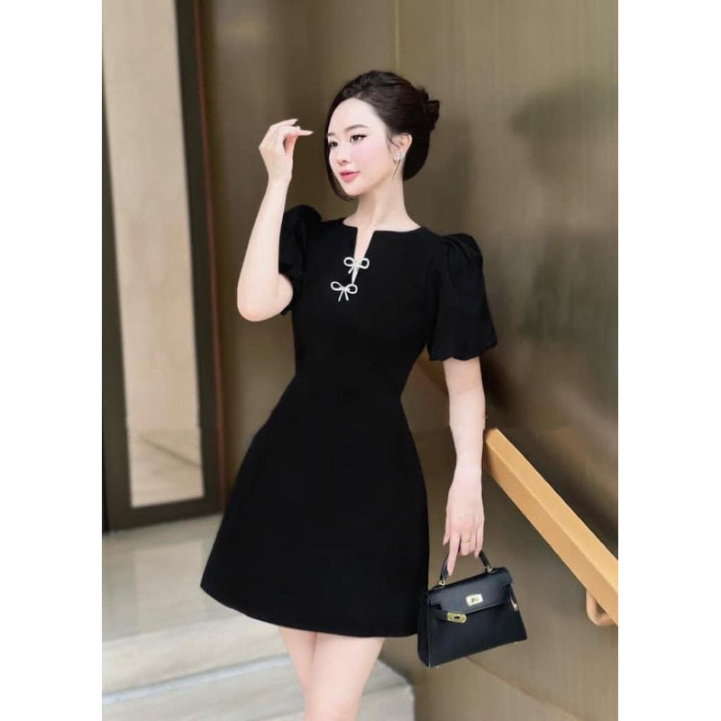 đầm body đen
