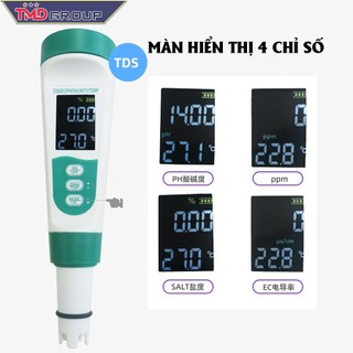 Bút đo độ mặn 5in1 TMD Kiểm tra chính xác độ mặn có trong nước