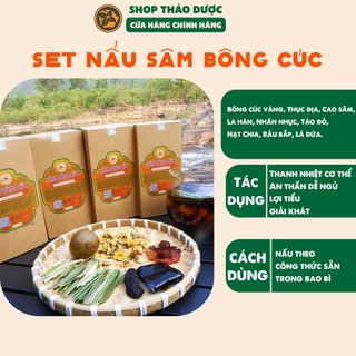 Set nguyên liệu nấu sâm bông cúc shop thảo dược