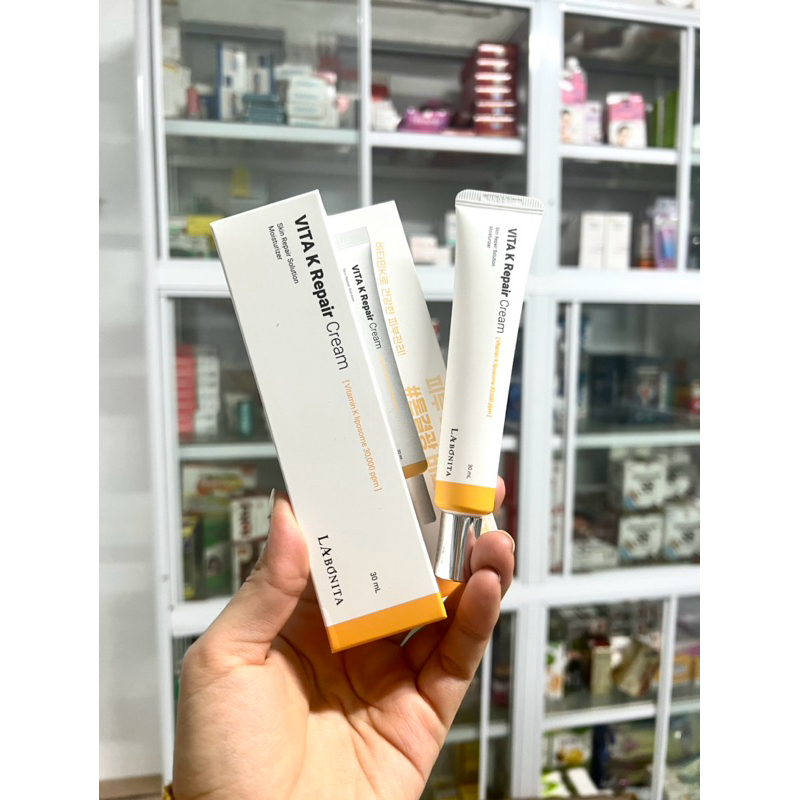 (HÀNG CÔNG TY+TEM PHỤ) Kem dưỡng phục hồi da Vitamin K labonita 30ml phục hồi da