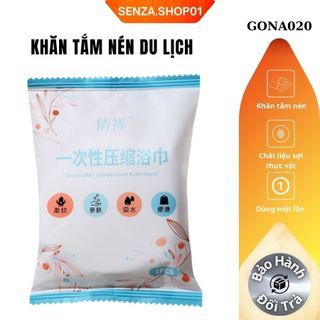 Khăn Tắm Nén Dạng Viên GONA - Tiện Lợi, Vệ Sinh, Thấm Hút Tốt Cho Du Lịch Và Ngày Hè - GONA020