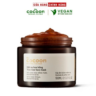 Mặt nạ hoa hồng cocoon 100ml cấp ẩm - VEGAN - Mỹ phẩm thuần chay