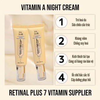 Kem đêm Retinal 1.0 KrLab 30ml chống lão hoá