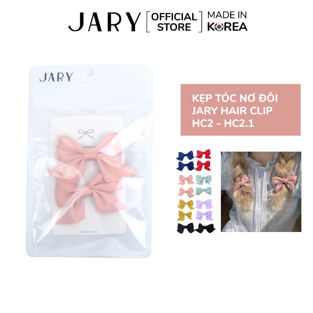 Kẹp Tóc Nơ Đôi Jary Hair Clip - HC2 - HC2.1