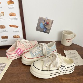 Giày bata nữ đế cao 5cm đạp gót kiểu dáng mới hottrend đi chơi đi học siêu HOT ZENB