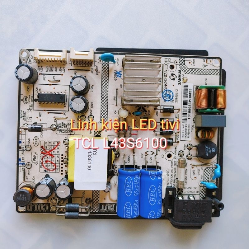 Bo nguồn tivi TCL L43S6100 TCL L43S6000