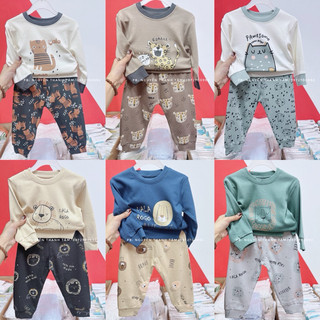 Bộ dai tay nỉ cotton