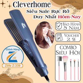 Máy duỗi là ép kẹp thẳng tóc Zlife Z-369, máy uốn xoăn tóc, máy bấp phồng dập xù chân tóc
