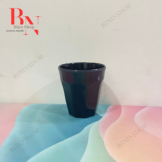 Ly Nhựa Melamine Đen Bóng