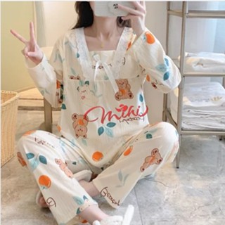 Đồ bộ bầu cổ bèo CB50 - Bộ ngủ sau sinh cho con bú, quần áo bà bầu cho mẹ thời trang đẹp mặc nhà mùa hè giá rẻ bigsize