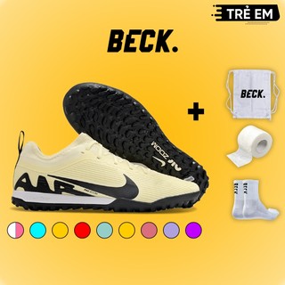 Giày Bóng Đá Trẻ Em Mercurial Vapor 15 Pro SOCCER BECK, Đế Đinh TF, Bám Sân, Các Phối Màu Sắc, Sân Cỏ Nhân Tạo