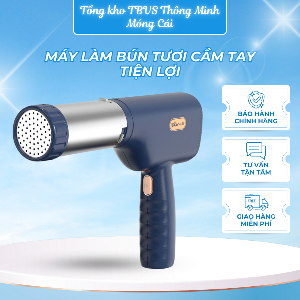 Máy làm mỳ tươi B.EAR 🔥 HÀNG CAO CẤP 🔥 Máy làm bún tươi cầm tay tiện lợi, kiểu dáng mới lạ, dễ dàng sử dụng
