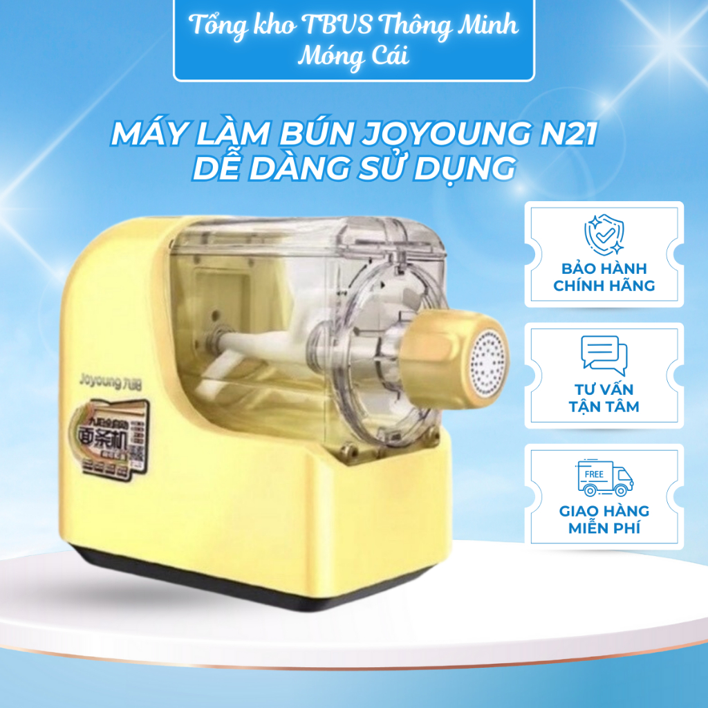 Máy làm bún J.oyoung N21 🔥 HÀNG CAO CẤP 🔥 Máy  làm mỳ tươi, làm sủi cảo tự động nhào trộn dễ dàng sử dụng