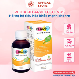 Siro Giúp Trẻ Ăn Ngon, Hỗ Trợ Hệ Tiêu Hóa Khỏe Mạnh Pediakid Appetit  - Tonus (Chai 125ml) - Pháp