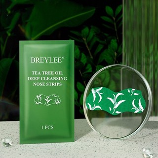 🌹breylee miếng dán lột mụn đầu đen cho mũi breylee từ dầu cây trà