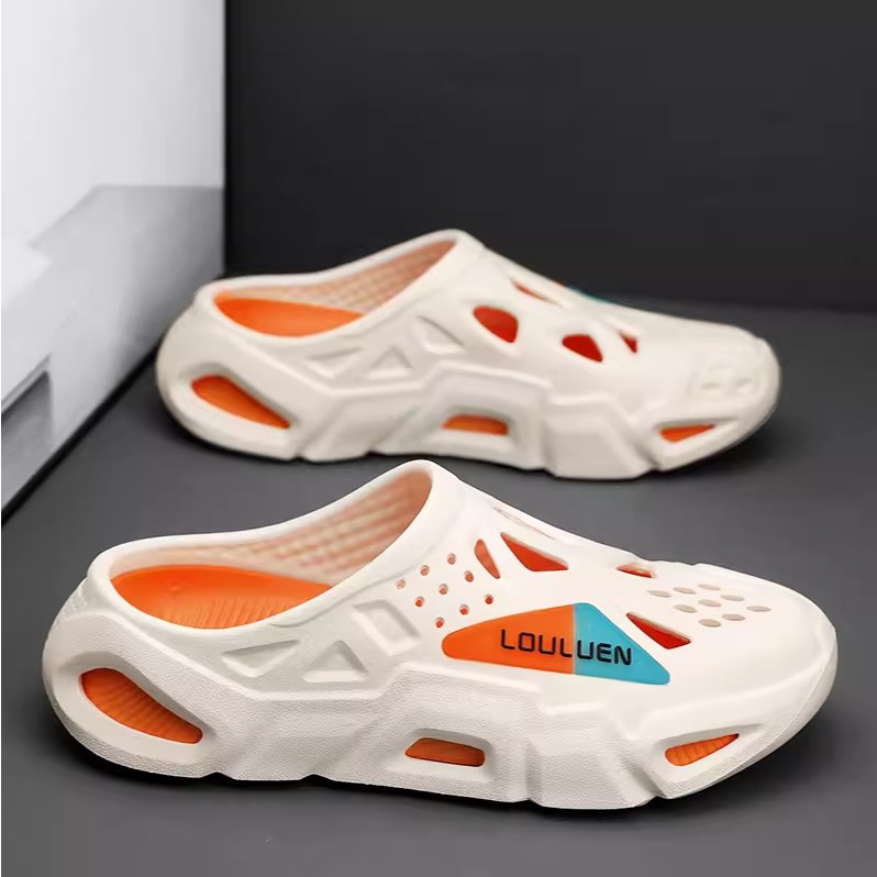 Dép Bít Mũi Đế Dày Khử Mùi Chống Trượt Thời Trang Bốn Mùa Cho Nam Nữ