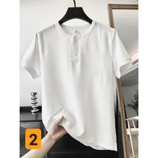 Áo Phông Nam Cổ Tàu - Áo Cổ Trụ Basic Có Size Tới 95kg ( CT03 )