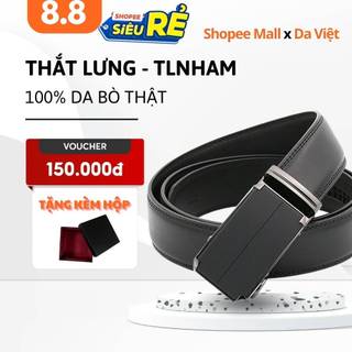 Thắt Lưng Nam Da Bò Khóa Tự Động Cao Cấp - Dây Nịt Nam Tặng Kèm Hộp - | TL Nham