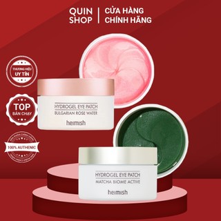 Mặt Nạ Mắt Làm Dịu, Ngừa Lão Hoá, Hỗ Trợ Giảm Quầng Thâm Heimish Matcha Biome, Bulgarian Rose Water Hydrogel Eye Patch