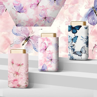 Ô Che Mưa Loại Lớn 6 Nan Khung Nhôm Bền Chắc Chắn, Dù Che Nắng Hình Tranh Hoa Cầm Tay Gấp Gọn Bỏ Túi