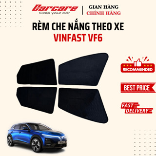 Rèm che nắng theo xe Vinfast VF6, VF3, VF5, VFe34, Fadil, VF7, VF8, VF9 Bộ 4 tấm dính nam châm
