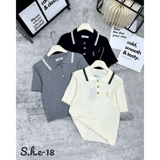Áo Len Y&L Cổ Đức Cộc Tay