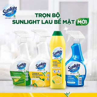 Nước lau bếp, kem tẩy ,xịt kính đa năng Sunlight 500ml/chai