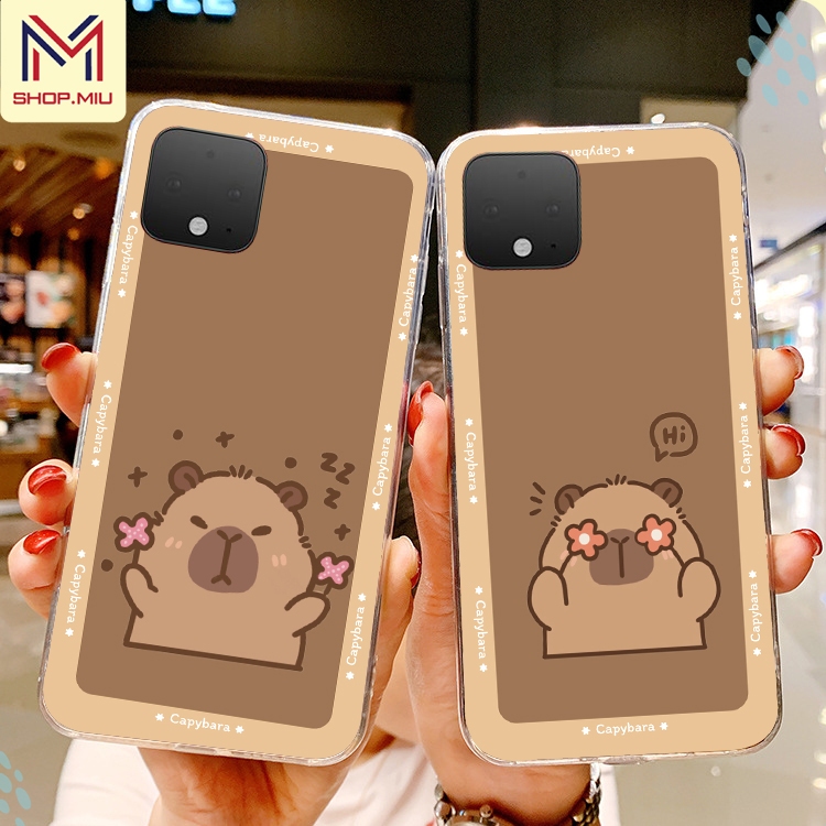 Ốp TPU in Capybara Google Pixel 4 XL pixel 5 5A pixel 6A 6 pro pixel 3 XL pixel 3A XL pixel 2 XL pix
