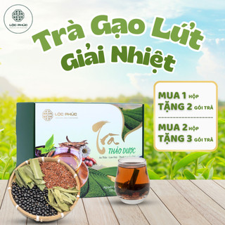Trà Gạo Lứt Đậu Đen Lộc Phúc Thanh Nhiệt Giảm Hấp Thụ Chất Béo Giữ Dáng 150g