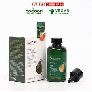 Nước dưỡng tóc tinh dầu bưởi cocoon 140ml Pomelo tóc chắc khỏe bản nâng cấp VEGAN Mỹ phẩm thuần chay