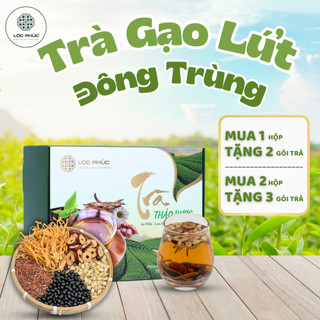 Trà Gạo Lứt Đông Trùng Lộc Phúc Giữ Dáng Đẹp Da Dưỡng Tóc Bóng Mượt Chắc Khoẻ 150gr