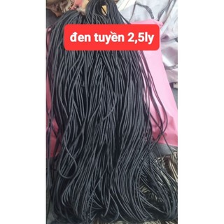 5m dây thun tròn có lõi,  và dây thun dep,làm  dây cột tóc handmade