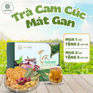 Trà Cam Cúc Hoa Hồng Lộc Phúc Giải Nhiệt Thanh Lọc Cơ Thể Mát Gan 150g