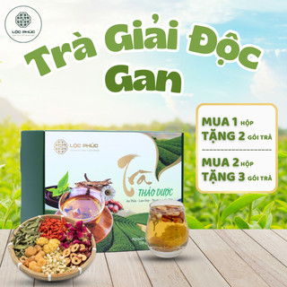 Trà Mát Gan Bí Đao Atiso Lộc Phúc Thanh Lọc Phục Hồi Sức Khoẻ 150g