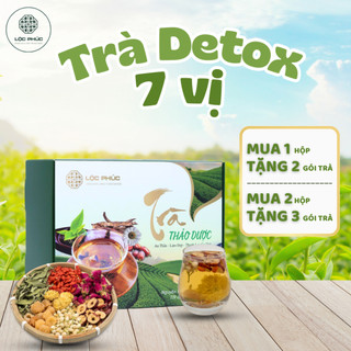 Trà Detox 7 Vị Lộc Phúc Giải Nhiệt Thanh Lọc Cơ Thể Đẹp Da 150g