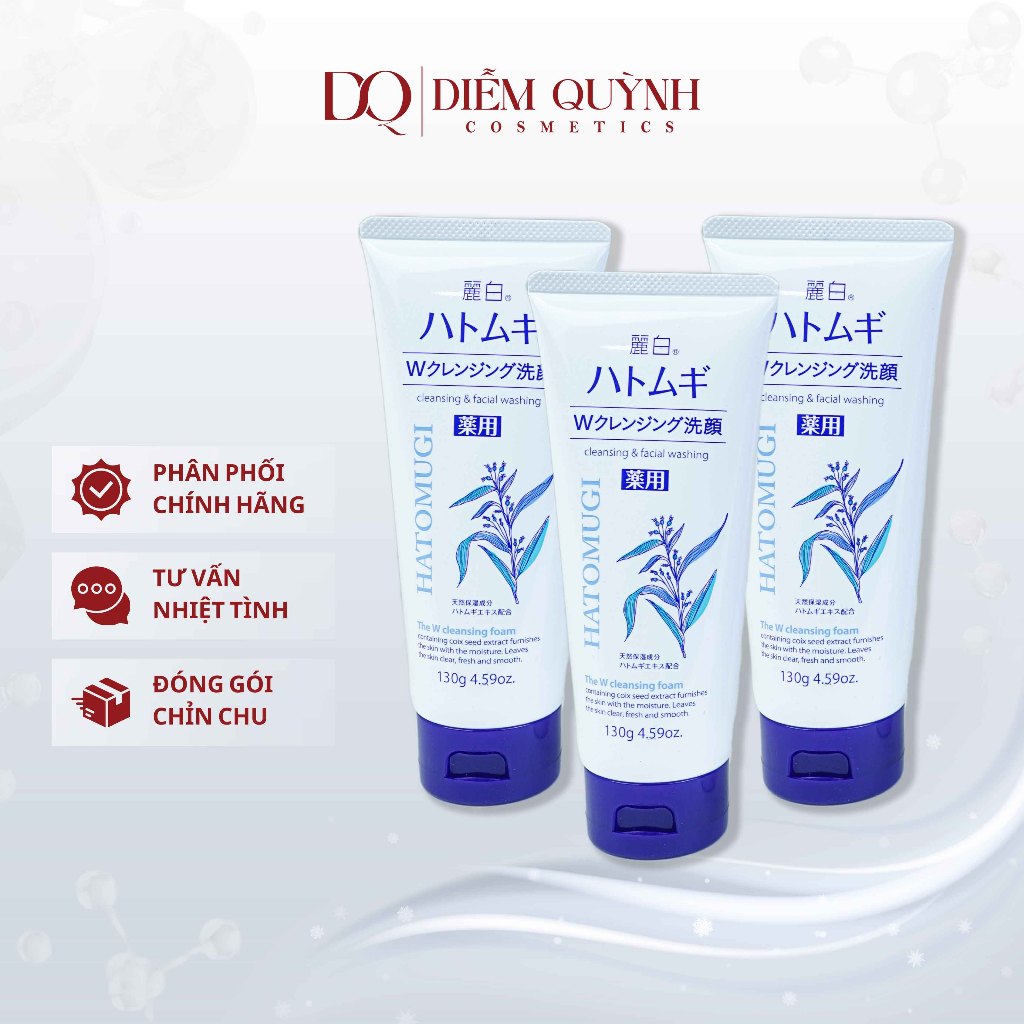 Sửa rửa mặt ý dĩ Hatomugi Nhật Bản 130g, 170g