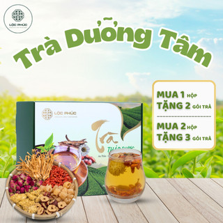 Trà Dưỡng Tâm Hoa Hồng Táo Đỏ Lộc Phúc An Thần Giảm Căng Thẳng 150g