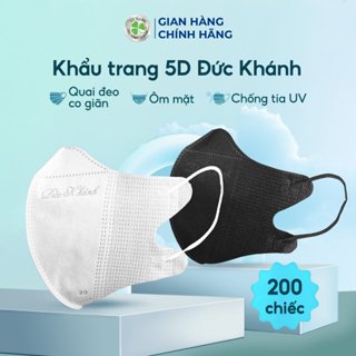 200 chiếc khẩu trang Đức Khánh kháng khuẩn chống tia UV bụi mịn Thịnh Phát