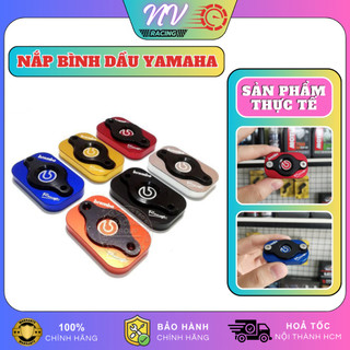 Nắp bình dầu thắng Yamaha nhôm CNC (2 Lỗ Ốc Thẳng), nắp bình dầu xe máy Exciter, Sirius, Jupiter,..