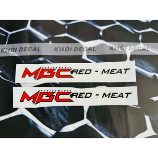 Tem Phuộc dán các dòng xe(Giá 1 cặp 2 bên)