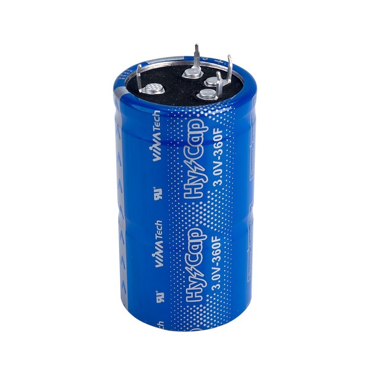 Siêu tụ điện 3V 360F dòng xả 200A 62x35mm - Siêu tụ Oxit Mangan nạp nhanh, xả nhanh