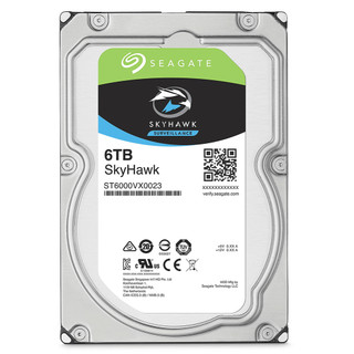 Ổ Cứng HDD SEAGATE Skyhawk 6TB - Chuyên Camera 3.5" Sata III