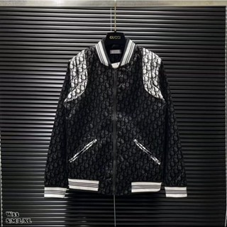 Áo Khoác Bomber Nam Nữ Dior Hoạ Tiết In Full Toàn Thân Phối Cầu Vai Bản Đẹp Cao Cấp Hàng 2 Lớp Form Dáng Unisex