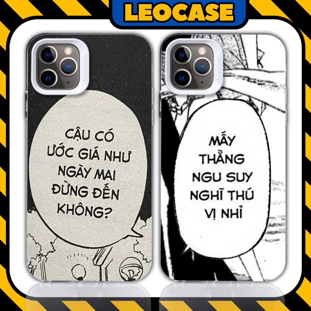 Ốp Lưng Silicone Leocase Lời Thoại Manga Meme