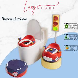 Bô vệ sinh cho bé, bồn cầu trẻ em 2 trong 1, chất lượng tiêu chuẩn châu Âu, bô trẻ em hình ô tô