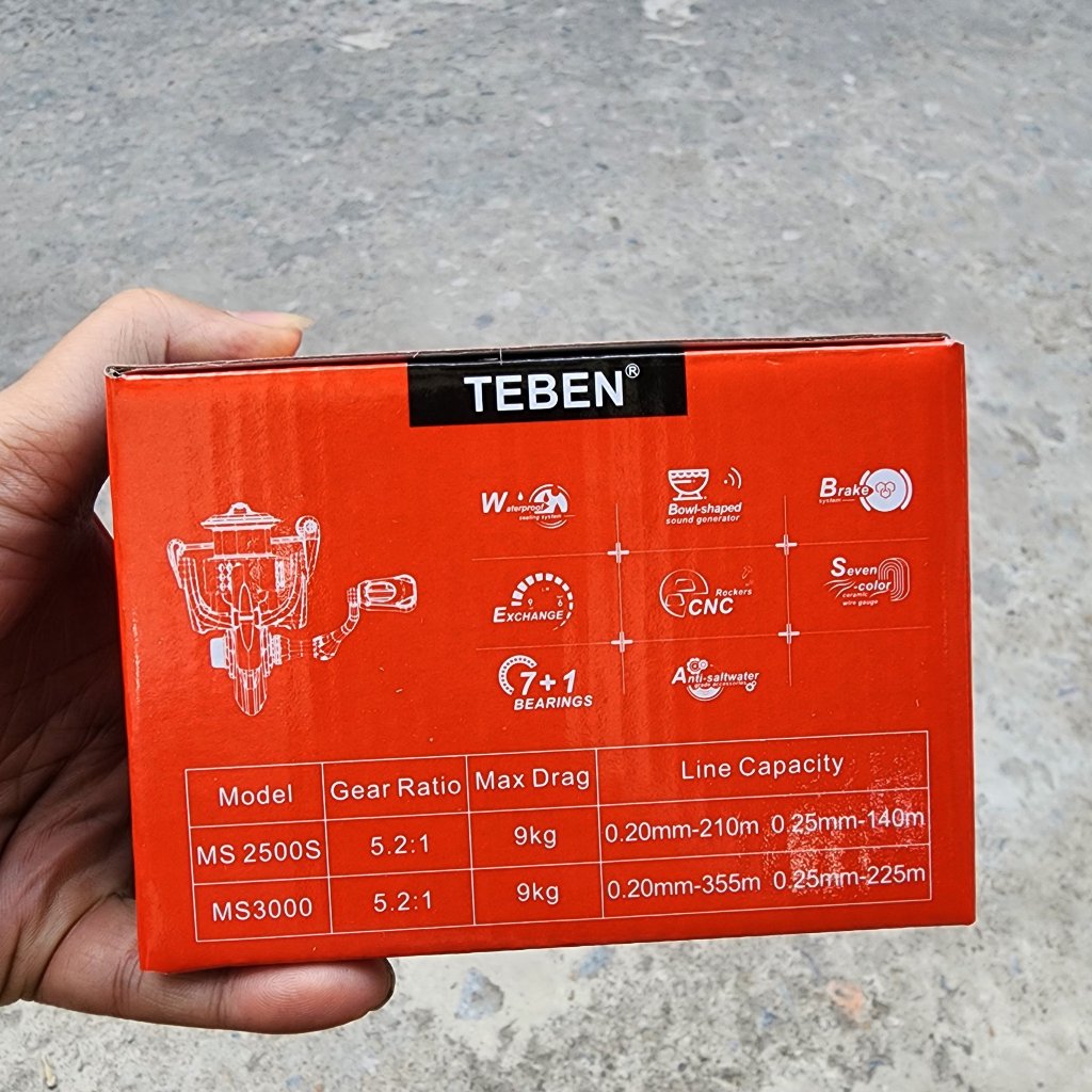 Máy Câu Cá Cao Cấp Máy Lure Cao Cấp TEBEN MS  2500s - 3000 máy câu cá