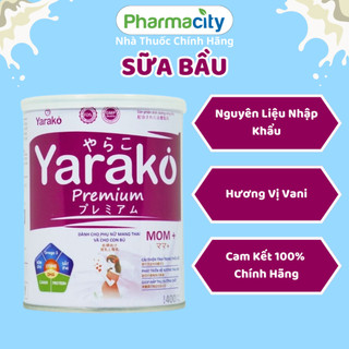 Sữa Bầu Yarako Premium Mom Sự Lựa Chọn Hoàn Hảo Cho Phụ Nữ Mang Thai và Cho Con Bú + 400g/900g